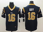 Nike Rams 16 Jared Goff Navy Vapor Untouchable Player Limited Jersey,baseball caps,new era cap wholesale,wholesale hats